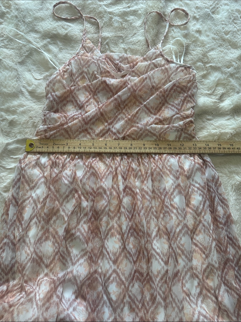 Free People high-low summer sun dress Sz L - Picture 7 of 8